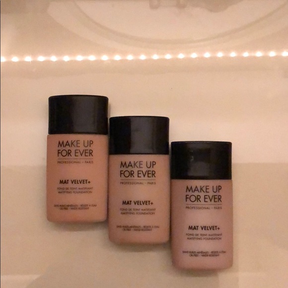 Makeup Forever Makeup Bundle Of Mat Velvet Foundations Poshmark